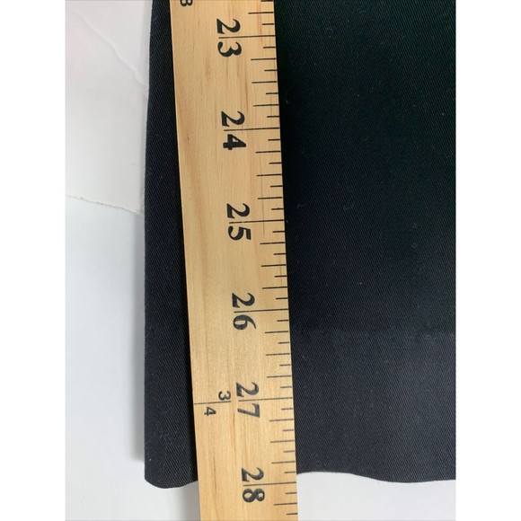 ESCADA VTG Designer Sport Pants Black Casual Silk Cotton Wide Leg Womens 38 XL - Picture 15 of 16